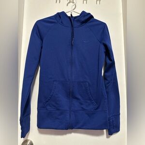 Blue therma fit hoodie